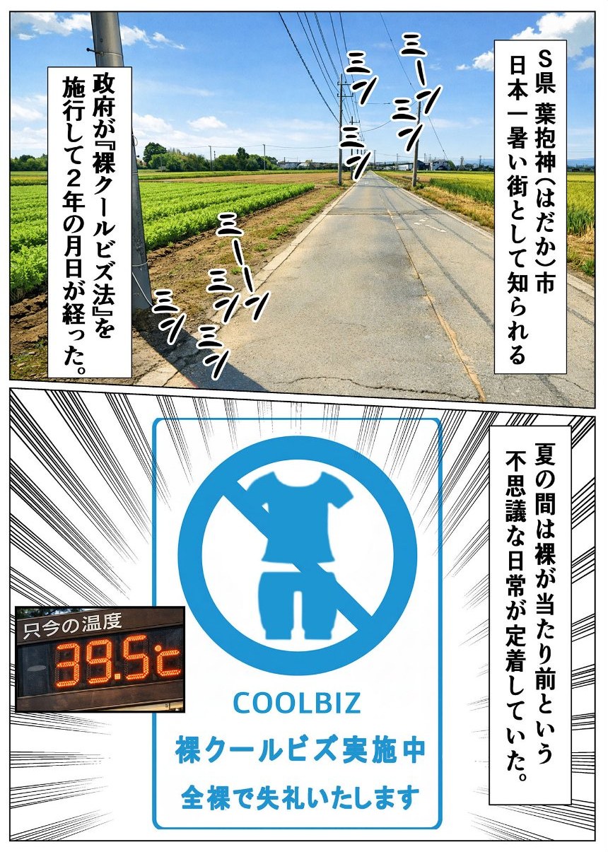 S県H市裸クールビズ モザイク版 サンプル3ページ目