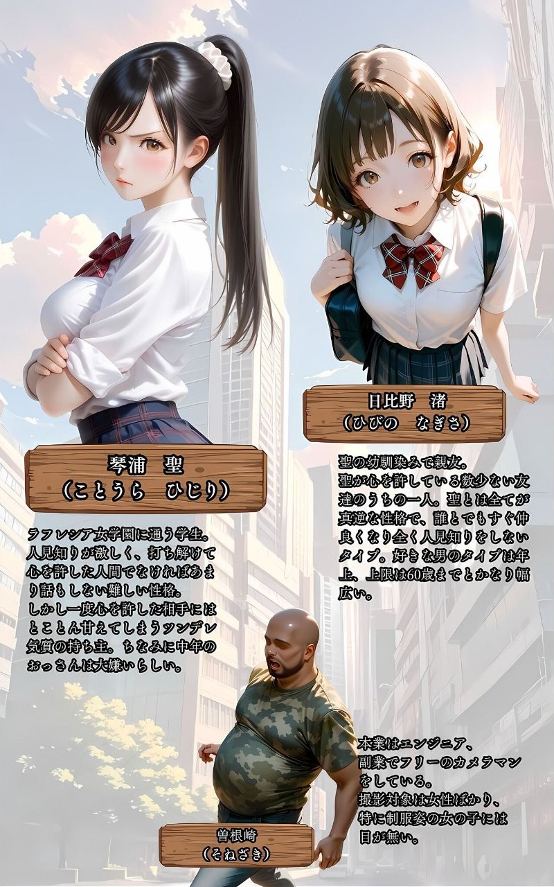 【オヤジ嫌いツンデレ●●征服編】水着撮影会のはずが、いつのまにかおぢさんち〇ぽに沼る話4 モザイク版 サンプル2ページ目