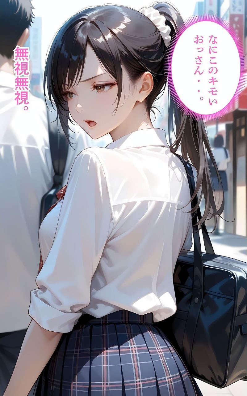 【オヤジ嫌いツンデレ●●征服編】水着撮影会のはずが、いつのまにかおぢさんち〇ぽに沼る話4 モザイク版 サンプル11ページ目