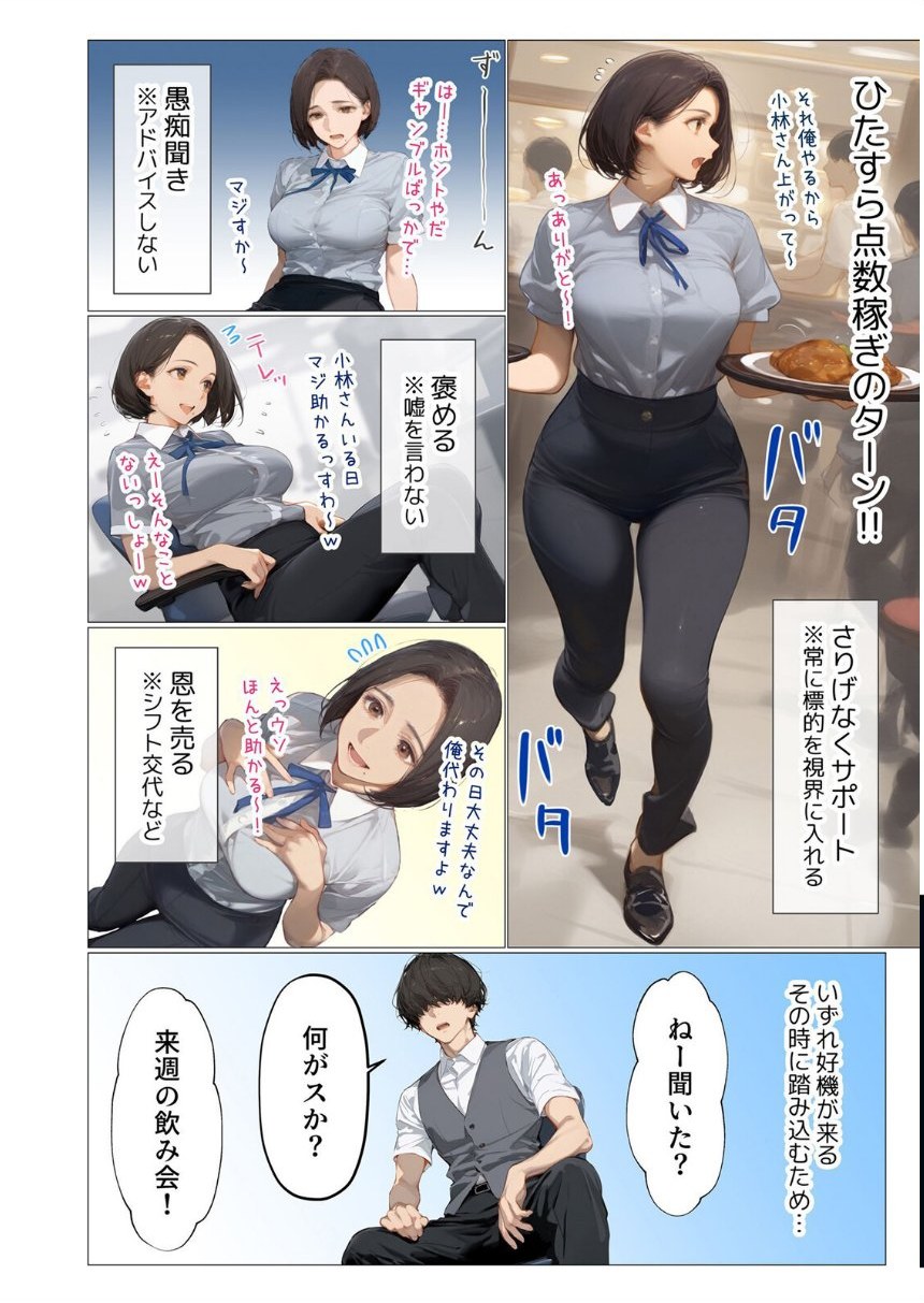 バ先のパート主婦（アラフォー・子持ち）旦那も知らない変態SEXで寝取り開発【通常版】 1 サンプル6ページ目